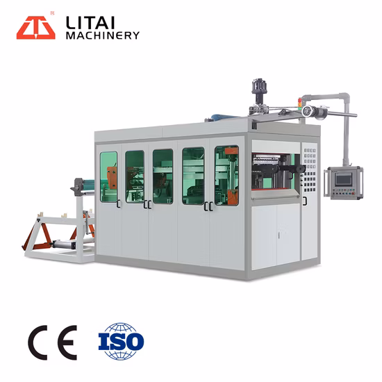 Fully Automatic Plastic Cups Thermoforming Making Machine Production Line for Plastic Sheet Roll