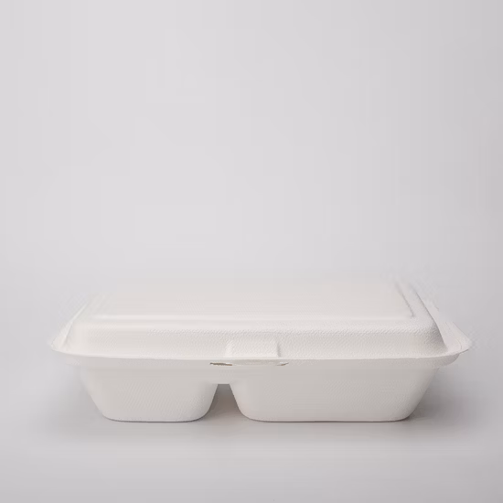 使い捨て食器、サトウキビバガス食品箱、堆肥化可能なパルプ100％食器、生分解性カトラリー、持ち帰り用食品容器